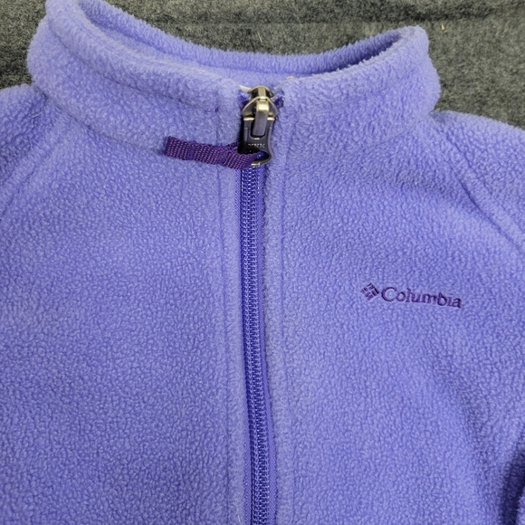 🌴5 for $25🌴Girls Columbia Lavender/Periwinkle Jacket Size 18-24 Months Toddler - Picture 11 of 16